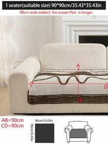 1 vỏ đệm sofa dùng được cả bốn mùa, kiểu dáng hiện đại tối giản, chống trượt, chống bụi và có thể giặt được, màu nâu tươi mới và thời trang, mềm mại và không phai màu, thân thiện với thú cưng, phù hợp với sofa hình chữ L và sofa 1/2/3/4 chỗ ngồi. - màu nâu - Xem 14