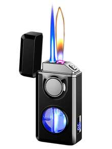 Smart Voice-Activated Windproof Lighter, 3 Flame Levels, Fluorescent – Perfect Men's Gift For Australia - Xem 8