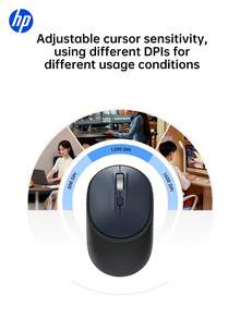 HP Wireless Silent Mouse, Ergonomic Right-Handed Design, 2.4GHz Reliable Connection, Suitable For Desktop And Laptop - View 4