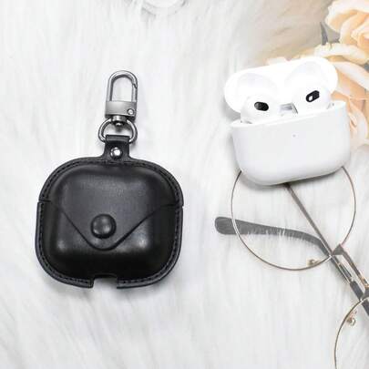 Bao đựng tai nghe Bluetooth bằng da kiểu cổ điển, 1 chiếc, ví da giả, chống sốc và chống trầy xước, tương thích với tai nghe không dây Apple 1/2/3/4/Pro/Pro thế hệ thứ 2. Món quà sang trọng dành cho nam và nữ, quà tặng kỷ niệm, sinh nhật.