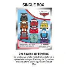 Monogram 1 túi bí ẩn chứa ngẫu nhiên mô hình nhân vật 3D Disney Cars, đồ trang trí nhà/văn phòng, bộ sưu tập dành cho người hâm mộ phim hoạt hình, quà tặng ngày lễ - Màu xanh nhạt - Xem 5