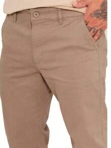 Men's Premium Slim Fit Twill Pants With Elastane - 1 - 查看 1