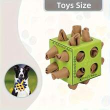 High-Quality Interactive Dog Puzzle Toy - Slow Feeding With Snack Dispenser, Suitable Dogs Of All Sizes, Reduces Boredom And Aggressive Chewing, Durable Pet Toy And Fun Accessory, Design, Long-Lasting, Exclusive Dogs - Green - View 2