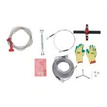 160FT Zip Line Kit With Stainless Steel Spring Brake - Multicolor - View 1