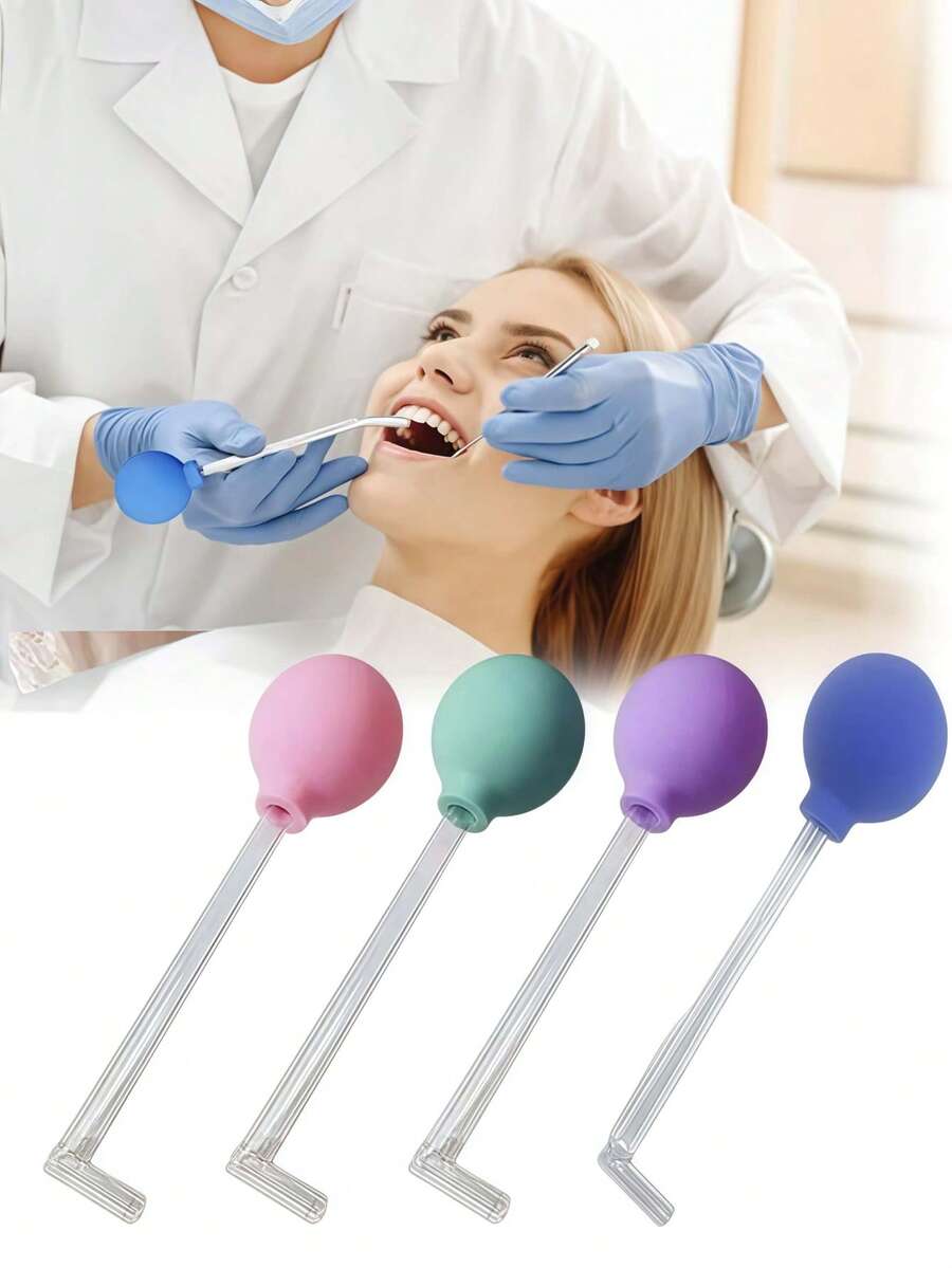 Bộ dụng cụ lấy sỏi amidan, bộ hút và giác hơi vệ sinh răng miệng với bóng hút PVC giúp hơi thở thơm mát. - Nhiều màu - Xem 1