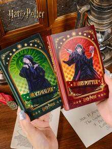 Harry Potter 哈利波特学院立体笔记本，3D变色封面，适合学生和粉丝收藏 - 彩色 - 查看 3