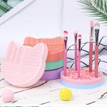 Makeup Brush Cleaning, Drying And Storage Box, Cosmetic Tools Organizer Holder For Desk - View 1