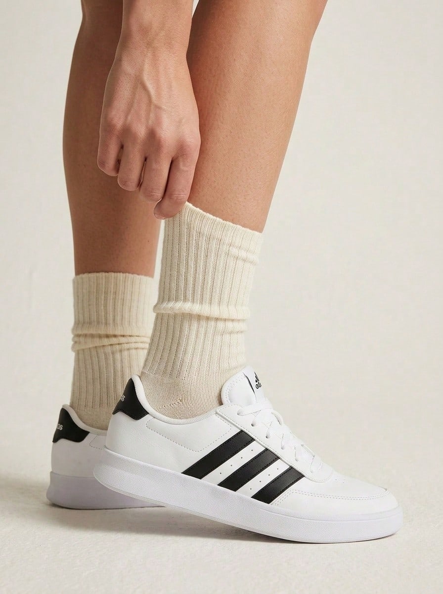 Adidas BREAKNET 2.0 - Bianco nuvola / Nero nucleo / Bianco nuvola - Visualizzare 1