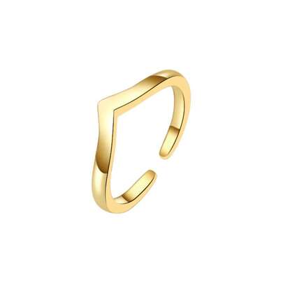 Women's V-Ring, Stylish And Elegant, Simple, Women's Birthday, Christmas, Mother's Day, Valentine's Day Adjustable