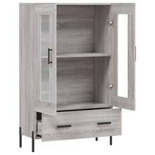 vidaXL Highboard Grau Sonoma 69,5x31x115 cm Holzwerkstoff - Grau - Übersicht 5