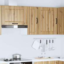 vidaXL Küchen-Hängeschrank Lucca Artisan-Eiche Holzwerkstoff - Braun - Übersicht 3