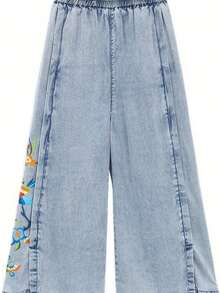 Women Pants - Blue - View 2