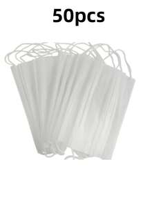 50pcs/Pack Disposable Pink Face Masks, Individually Packaged Reusable Pink Masks - Non-Medical, Double-Layer Protective Masks, Suitable For Daily Wear, Decoration, And As Women's Accessory - One Size - View 14