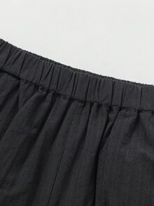 Balabala Bộ đồ bé gái kiểu bí ngô, mẫu mới 2026, chất liệu cotton mềm mại, trang phục thường ngày dễ thương và thoải mái, thích hợp mặc hàng ngày. - Tông màu trắng - Xem 5