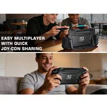 HELLCOOL Pop-Up Protective Case Upgraded Protective Cover Ergonomic Comfort PC Material Grip Shell Case For Switch 2 - View 8