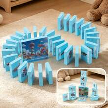 Bảng ghép hình giáo dục cho trẻ em, ghép hình hai mặt theo chủ đề, 6 chủ đề bao gồm nhận biết chữ cái, xếp hình, đồ chơi giáo dục Montessori cho trẻ học sớm. - Nhiều màu - Xem 8