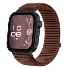 华为 Fit5 编织表带，也适用于华为 Watch Fit5/5Pro/Fit4/4Pro/Fit3，可调节柔软透气尼龙表带，也适用于华为 Fit4 编织尼龙表带，男女皆宜，学生适用 - 彩色 - 查看 24