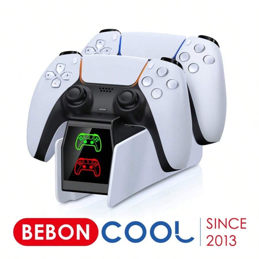 HELLCOOL For Controller Charging Dock RGB Fast Charging Station For PlayStation5 Wireless Game Controllers Charging Stand Gamepad - View 1