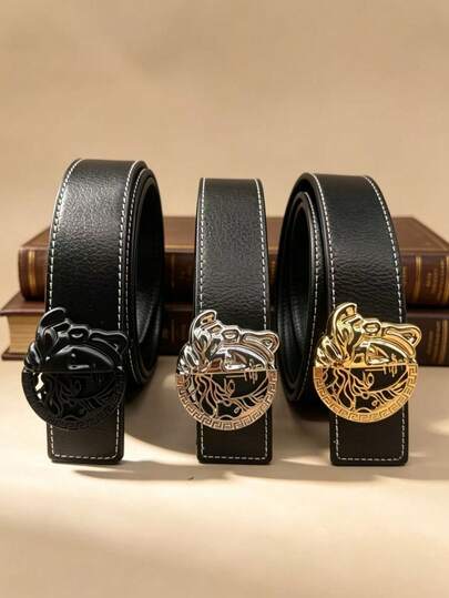 1pc Decorative Belt, Suitable As Gift For Boyfriend, Husband, Father, Dad, Party, Casual, Business, Daily Wear, Fashion, Teenager, Outdoor, Holiday, Sports, Travel, Bohemian, Retro Autumn/Winter Accessory For Young Men, Casual, Outdoor, Sports, Holiday, Graduation, Birthday