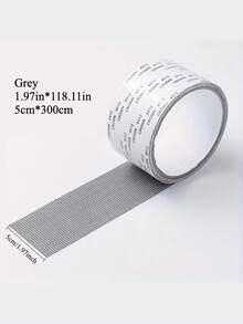 1pc 118.11 Inch Mosquito Net Repair Tape, Self-Adhesive Patch For Dorm Screen And Curtain Tears, Waterproof Mesh Patch For Window And Door Screens, Mosquito Screen Repair Tape, Easy To Cut To Size - Multicolor - View 4