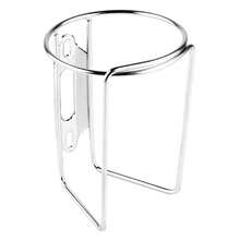 Velo Orange Retro Water Bottle Cage without Tab: Polish Stainless - Plateado - Ver 7