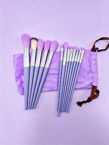 35件套化妆刷套装（含束口袋），包括粉扑、化妆海绵、腮红刷、粉底刷、眼影刷、轮廓刷、眼影刷、软毛刷、腮红刷，专业化妆刷套装，女士化妆刷套装，洗脸刷套装，化妆刷套装，全套化妆刷套装，化妆刷套装，化妆礼盒套装 - 彩色 - 查看 10