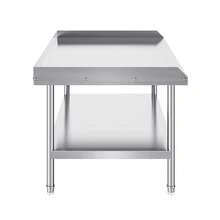 VEVOR Stainless Steel Work Table, 30 X 48 X 26 Inch Commercial Food Prep Worktable, 3-Sided Backsplash Heavy Duty Prep Worktable, Metal Work Table With Adjustable Height For Restaurant Home Hotel - 30 X 48 X 26 Inches, 3-sided Backsplash - View 8