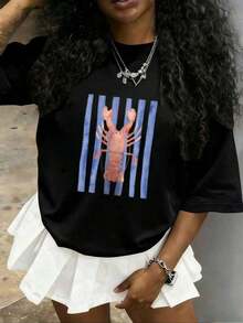 Women T-Shirts - Black - View 2