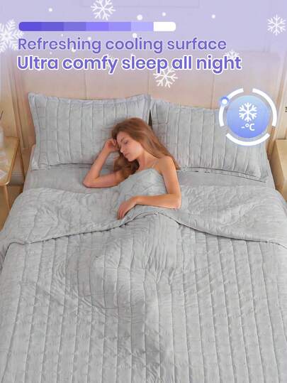 1 Set de edredón de verano refrescante, edredón fino y cómodo, edredón para aire acondicionado, ropa de cama suave y transpirable, amigable con la piel, verde, decoración del hogar, adecuado para varios tamaños, perfecto para el verano, funda de cama ligera, textil para el hogar, lavable a máquina, regalo para vacaciones, nuevo producto de primavera/verano