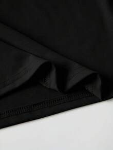 Plus Size T-Shirts - Black - View 5