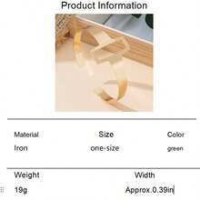 Elegant Hollow 3D Four-Leaf Flower Anklet, Adjustable Size, Suitable For Party Gift - Gold - View 7