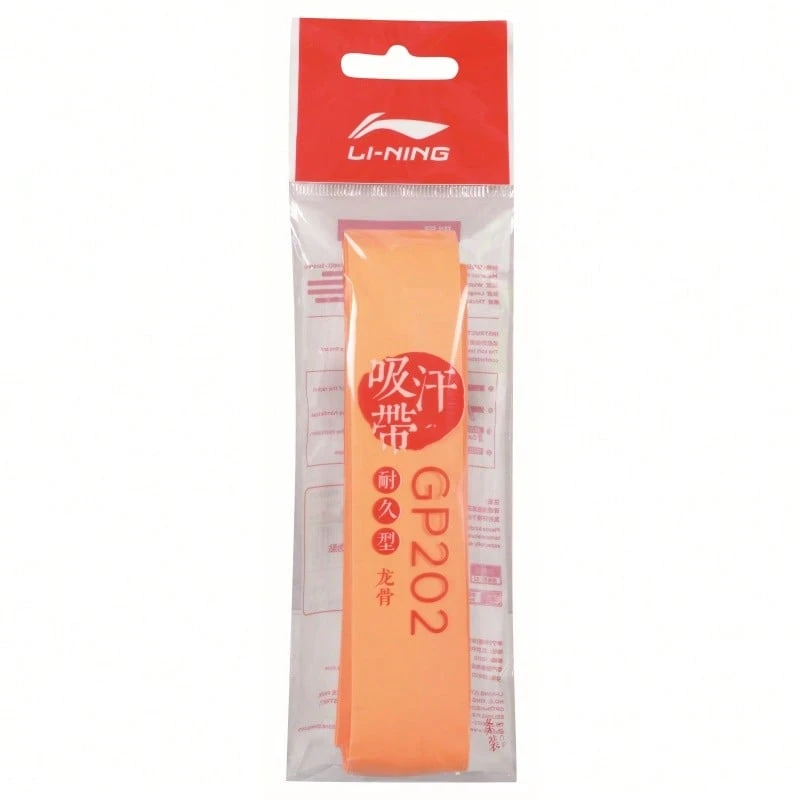 Băng quấn vợt cầu lông LI-NING GP202 thấm hút mồ hôi, bền bỉ, chống trượt ASJT053 - màu cam ngọt huỳnh quang - Xem 1