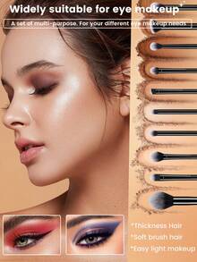Bộ cọ trang điểm 15/32 món, đa năng và dễ sử dụng cho người mới bắt đầu | Tiện lợi khi đi du lịch và làm quà tặng | Hoàn hảo cho người mới bắt đầu/phụ nữ - Nhiều màu - Xem 4