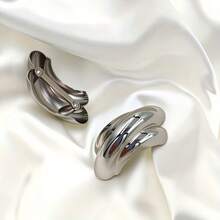1/2/3/4/5/6pcs Fashionable Arched Metal Scarf Clips, Shawl, Swimsuit Strap, Dress, Coat Connector Buckles, Clothing Fashion Decorative Sewing Fasteners - Multicolor - View 10