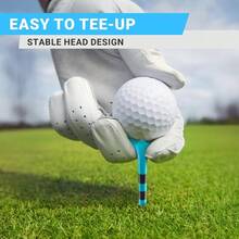 100 Pack Professional Plastic Golf Tees 2 3 4 Inch 3 1 4 Inch Enhanced Durability Stability Practice Tees Low Friction Golf Accessories For Men Women Driving Range Training Home Backyard - Blue 3-1/4" (100pcs) - View 5