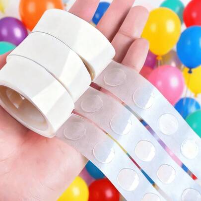 Adhesivo de doble cara en forma de puntos, de uso versátil, sin dejar rastro, adecuado para manualidades DIY, uso diario en el hogar, decoraciones navideñas