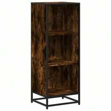 vidaXL Bücherregal Räuchereiche 40x35x107,5 cm Holzwerkstoff - Braun - Übersicht 2