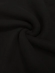 Plus-Size Men's Casual Pants With Realistic Fish Pattern - Black Geometric Pattern, Regular Fit All-Season Comfort, Washable With Functional Pockets, Practical Clothing| Fun Design Trousers| Durable Fabric Pants, Large Size - Black - View 7