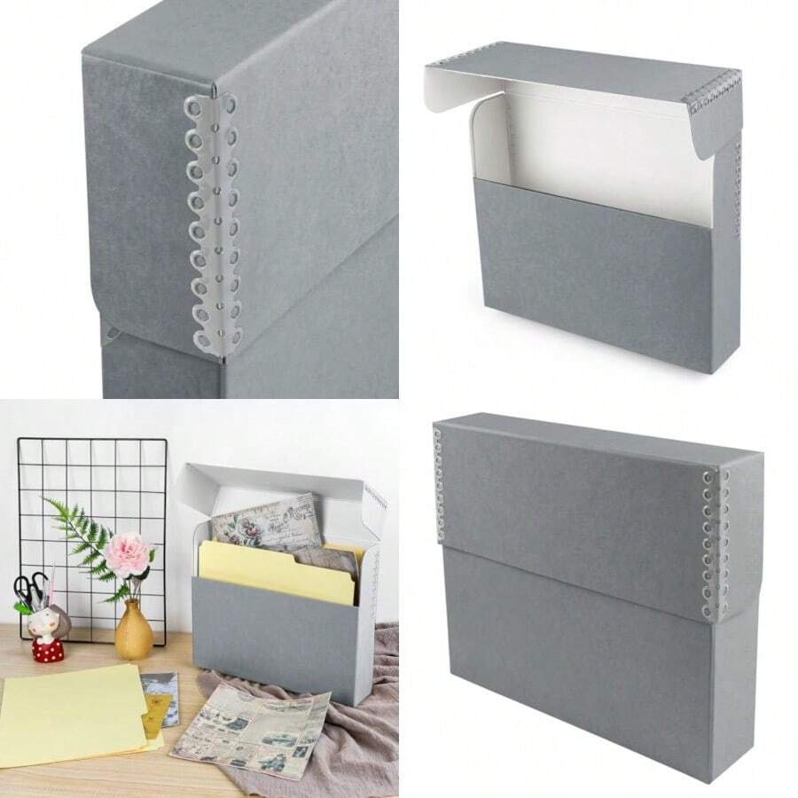 Files Box & Rack - Gray - View 1