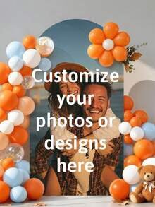Customized Photo Arch Decor - Professional Custom Printed Arch Background Solution, Suitable For Weddings, Birthdays, Anniversaries, Special Events And Theme Parties. Available In Various Sizes, No Power Required For Setup, Ideal For Event Backdrops, Personalized Party Decorations And Wedding Arrangements. - Multicolor 03 - View 3