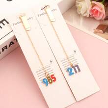 Mặt dây chuyền khắc chữ truyền cảm hứng, phụ kiện tự làm bookmark bằng hợp kim kẽm, quà lưu niệm tốt nghiệp cho sinh viên, câu chúc phúc, quà tặng tốt nghiệp đa năng. - loạt trường danh giá - Xem 3