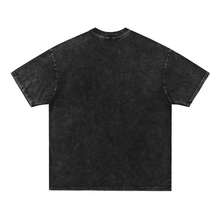 Syracuse Orange Logo 2004 CasualCool Men's Casual Fashion Street Daily Commute Washed Loose T-Shirt, Summer Washed T Shirt Distressed T-Shirt Acid Wash Tee Men's Drop Shoulder Tee Streetwear - 黑色 - 查看 5