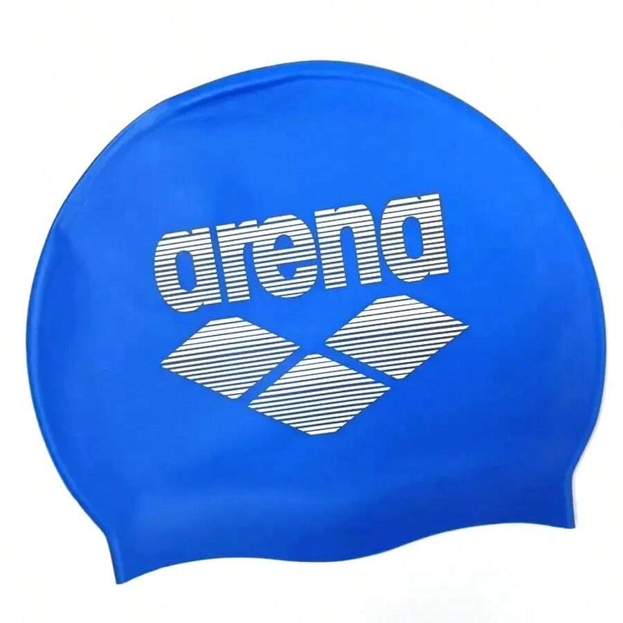 Arena Classic Soft Silicone Swim Cap, Unisex, Suitable For Intense Training, Comfortable Non-Slip, Suitable For Long Hair Swimming - Blue - View 1