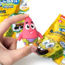 Monogram 1PC Nickelodeon Officially Licensed Spongebob Squarepants Blind Bag 3D Collectible Figurines Mini Anime Action Figures Random Style For Home Desk Decoration And Fan Collection Ideal Birthday Christmas Surprise Gift - Multicolor - View 5