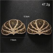 Shiny Shell Nipple Sticker For Women - Fashion Reusable Adhesive Design - 金子 - 查看 2