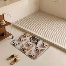 Chihuahua Dog Themed Bathroom Mat, Fashionable Novelty Bath Mat Small Floor Mat Floor Rug, Non-Slip Decorative Bath Mat Front Door Mat Floor Rug For Bathroom Front Door Kitchen Entryway Bedroom Outdoor IndoorHome & Living/Bath Mats/Home Decor/Decorative Textile/Door Mat/Pet Supplies/Pet Feeding & Watering Supplies/Pet Placemats/Bathroom & Laundry MatsThe First Line Of Home Aesthetics | Slip-Resistant And Easy-To-Clean, Redefining Floor Design.Ideal For Kitchens, Entryways, Bathrooms, Balconies, And More. - Multicolor - View 12