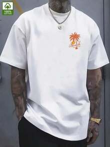 Men T-Shirts - 黑色 - 查看 8