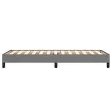 vidaXL Bettgestell ohne Matratze Dunkelgrau 80x200 cm Stoff - Grau - Übersicht 6