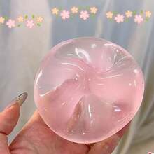 1个海洋蓝麦芽糖慢回弹软胶玩具，柔软挤压减压玩具，适合缓解焦虑、办公室放松和家居装饰，是送给家人朋友、生日和节日的绝佳礼物。 - 彩色 - 查看 8