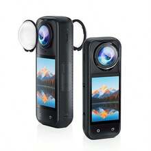 PULUZ 旋转式 PC 保护镜头盖，适用于 Insta360 X5 全景镜头基础版（颜色：透明） - 查看 2
